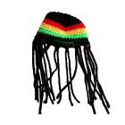 Dress Up Knitted Hat Funny Pirate Dreadlocks  Small Medium Large Dogs