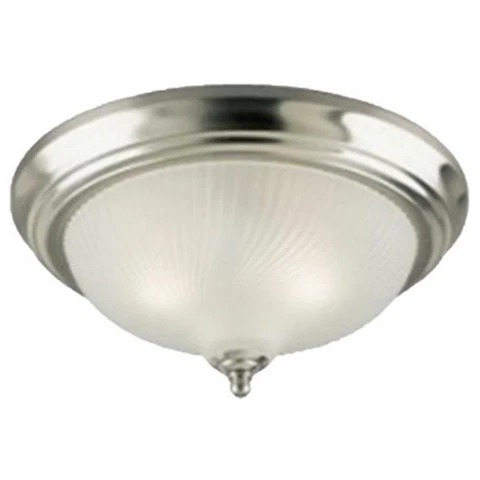Westinghouse 64305 2 Light- Flush Mount Ceiling Fixture - Brushed Nickel Finish Cover