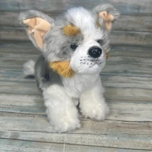 Bearington Collection Australian Shepherd Stuffed Plush Dog Husky Animal - Picture 1 of 8