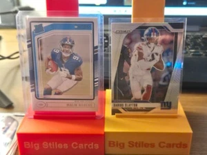 2024 Panini New York Giants Receiver 2 Card Lot - Darius Slayton & Malik Nabers - Picture 1 of 2
