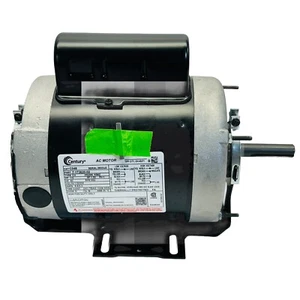 CENTURY C048 ELECTRIC MOTOR 1/2HP / 850RPM / 1PH / 115-230V / 56Z FRAME - Picture 1 of 5