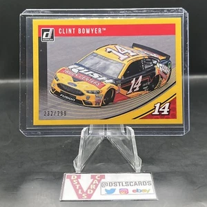 2019 Panini Donruss Racing - CLINT BOWYER YELLOW BORDER /299 #98 - Picture 1 of 3