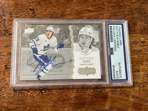 Matthew Knies IP Signed UD Ice Rookie Card Psa Dna Slab Autographed Maple Leafs - Picture 1 of 2