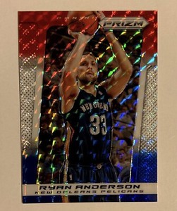 2013-14 Panini Prizm Prizms Red White and Blue Mosaic Card #88 Ryan Anderson