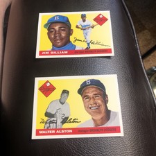 Jim Gilliam 1955 Dodgers | 1995 Topps Archives Brooklyn Dodgers #8