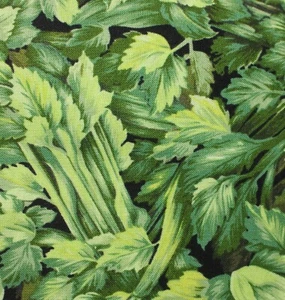 Feline Drive Fabric Farmer Johns Marketplace CELERY - Fat Quarter (18x22") FQ - Picture 1 of 8