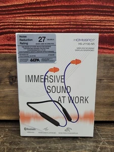Homuspot Wireless Neckband Earplug Headphones (HS-JY100-NR) (BOX TEAR) (NEW) - Picture 1 of 6