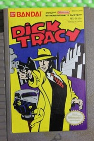 DICK TRACY Nintendo NES-3Y-USA Authentic BANDAI Made in Japan - Recently Tested