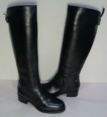 Botas hasta la rodilla Joan & David talla 6 M REILLY de cuero negro nuevas para mujer zapatos Foto 1 de 4