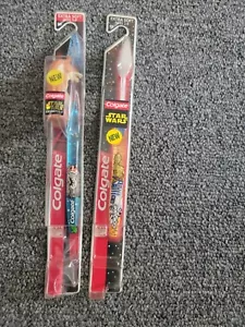 1998 Colgate Star Wars C-3PO Jar Jar Binks Toothbrush Set Unopened - Picture 1 of 3
