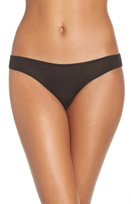 Bikini Skin negro de algodón orgánico L32214 para mujer talla grande Foto 1 de 4