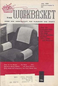 The Workbasket Knit/Crochet/Tatting and Craft Magazine July 1959 - Picture 1 of 1