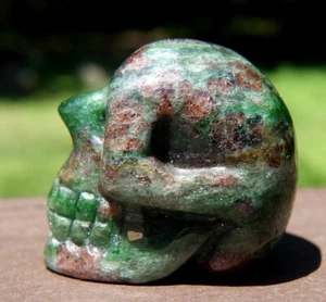 Eclogite Cristallo Teschio Intaglio Pietra di Norvegia - Foto 1 di 8