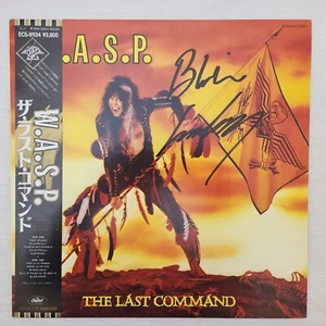 W.A.S.P. The Last Command (Import) Album Vinyl - AUTOGRAPHED by Blackie Lawless - Picture 1 of 14