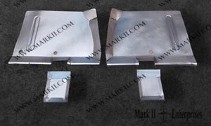1966 - 1969 Lincoln Continental Left & Right Front Set Floor Patch Pan NEW - Foto 1 di 1