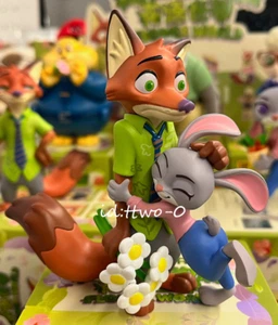 Nick Wilde & Judy Hopps Disney Zootopia Figure 4" - Picture 1 of 2