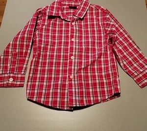 Toddler Boy Faded Glory Size 3T Button Up Long Sleeve Shirt - Picture 1 of 1