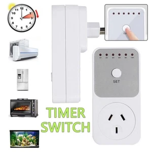 Zeitschaltuhr Digital 240V Automation Steckdose Elektrischer Countdown Timer - Bild 1 von 21