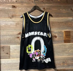 Vintage 1996 Space Jam Jersey XL Made in USA Monstars Black Rare Jordan - Bild 1 von 12