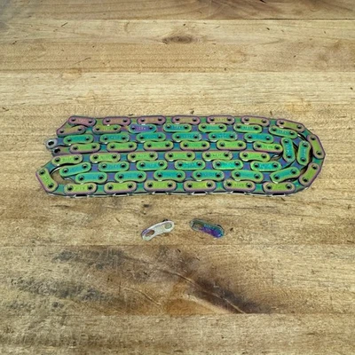 Cadena de bicicleta arco iris SRAM Red D1 Flattop 12 velocidades 112 eslabones + eslabón maestro 245 g Foto 1 de 4