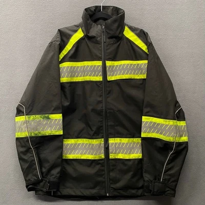 ML Kishigo Premium Black Series B300 Reflective Jacket Mens M Black Workwear - Image 1 of 4