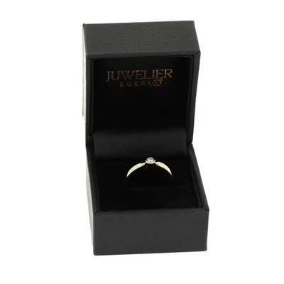 Ring 585 Gold 14 Kt bicolor - 0,05 ct W/SI - Wert 520,- - Bild 1 von 4