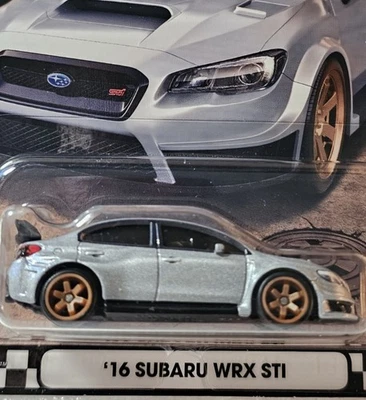 '16 Subaru WRX STI Hot Wheels Boulevard Premium GJT68 Real Riders Foto 1 de 4