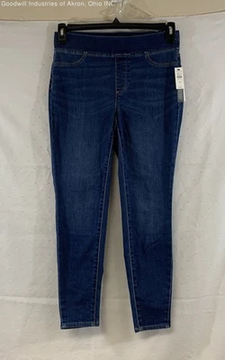 Pantalones de mezclilla para mujer Talbots azules nuevos con etiquetas cintura alta ajustados al tobillo talla 4P Foto 1 de 4