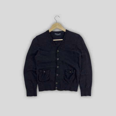 Dolce gabbana cardigan wool sweater color gray size women's 50 - Image 1 of 4