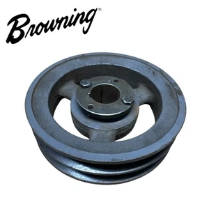 Browning Machine Belt Pulley 2BK67H 1 1/4 Bore 6 1/2 Dia 2 Sheave - Picture 1 of 10