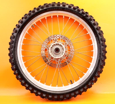 Yamaha YZ450F YZ250F 2002-2013 llanta delantera completa buje radios neumático Foto 1 de 4