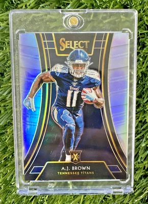 2018 Panini Select A.J. Brown XRC Silver Prizm #314 - Image 1 of 2