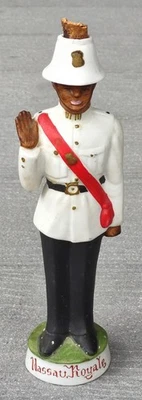 Vintage Original Nassau Royale 8" Porcelain Decanter Bahamas Lantana Corp Ltd. - Image 1 of 4