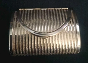 NEW Vintage Goldtone Pill Box Rare #3 - Picture 1 of 5