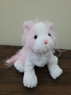 Ganz Webkinz Pink and White Cat Plush Stuffed Animal Plush HM189 No Code - Image 1 of 4