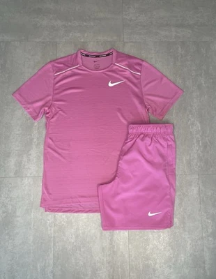 Nike ‘Playful Pink’ Miler 1.0 & 7” Challenger Shorts Set | SMALL ✅ Fast Ship 📦 - Image 1 of 3