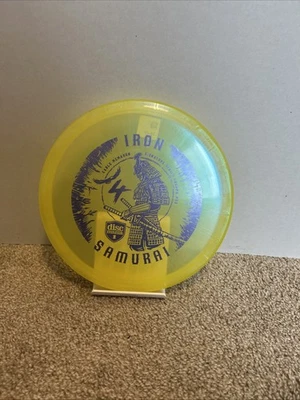 Disc Golf Discmania Iron Samurai 4 Eagle McMahon Chroma C-Line MD3 Yellow 177g - Image 1 of 2