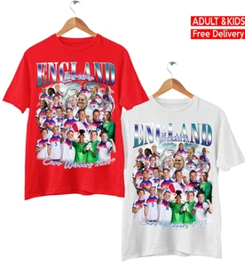 England Women Team 2025 T Shirt, football TShirt - Picture 1 of 17