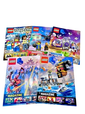 Lego Life Complete 2024 Year Kids Magazine Set Of 5 Issues Pull Out Posters New Foto 1 de 4