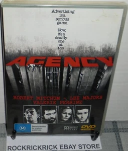 THE AGENCY DVD ROBERT MITCHUM, LEE MAJORS, VALERIE PERRINE ALL REGION - Picture 1 of 2