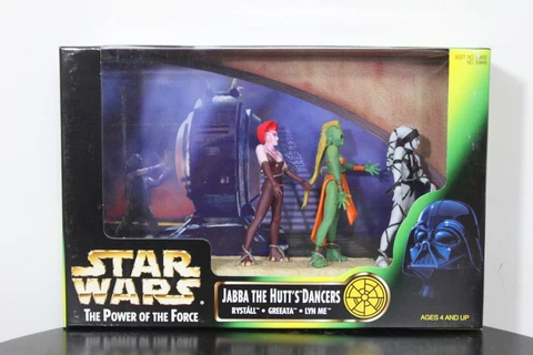 JABBA THE HUTT'S DANCERS Star Wars Return Jedi Power Force Rystall Greeata 69849 Cover