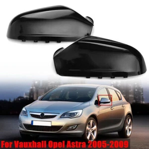 Wing Mirror Cover Caps Fits for Opel Vauxhall Astra 2004-2009 Saturn Astra 08-10 - Picture 1 of 6