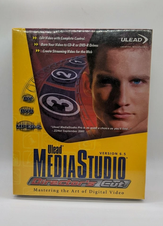 Ulead MediaStudio: Director's Cut 6.5 PC CD video audio editing authoring tools! - Image 1 of 4