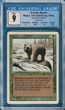 Grizzly Bears Revised MINT Green Common Graded CGC 9 CARD (3789600028) ABUGames