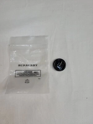 Burberry Replacement Button Black With Brown Design Flat Back 4 Holes - Image 1 of 4