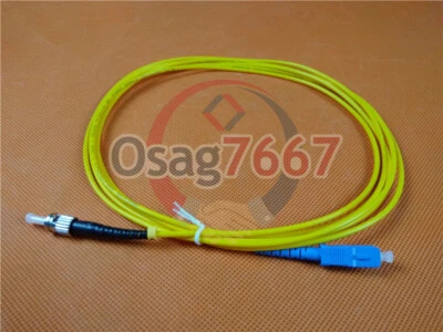 One New ST-SC Singlemode Simplex Fiber Optic Cable Adapter 1 Meter - Image 1 of 3