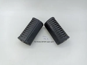 Honda CB450 CB750 F Super Sport Front Footrest Rubber Step Pair Japan - Picture 1 of 7