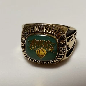 Balfour NBA New York Knicks Ring Größe wählbar goldfarben Vintage - Bild 1 von 8