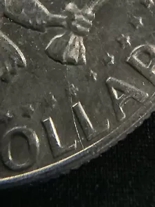 error coin, 1983 Kennedy Half, Faded Artist Initials, Rev Die Crack,￼ Double Eye - Picture 1 of 10