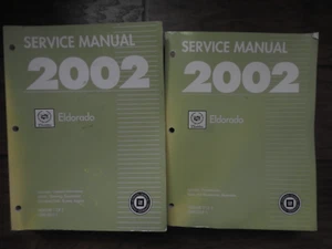 2002 Cadillac Eldorado Service Manuals 2 Volumes, Free Shipping! - Picture 1 of 2